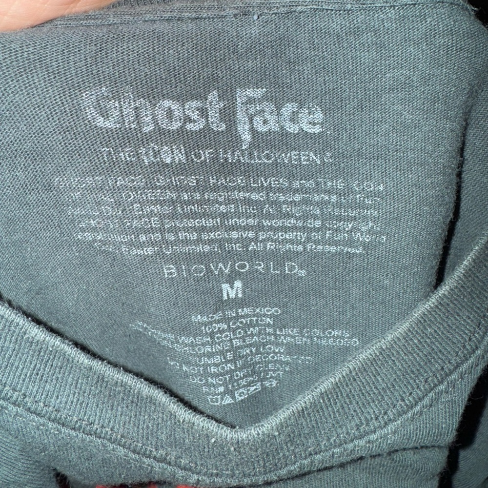 Scream: Ghostface Graphic Tee: Horror Shirt: Adult Medium: Slasher Movie - Picture 3 of 3